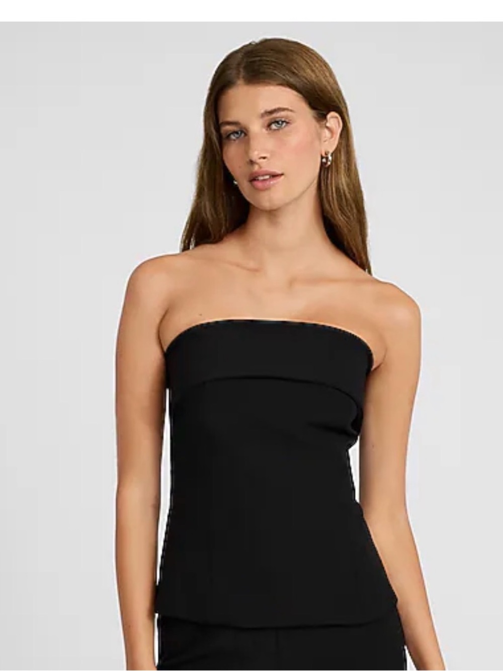 Express Black Strapless Tube Top
